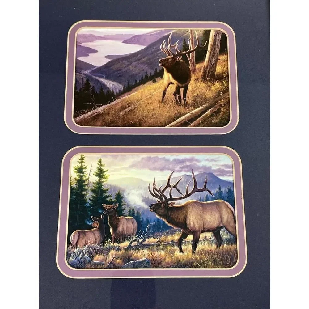 Reflective Art, Inc Bugle Boy Framed Elk Wall Art 15 x 18 Wood Frame